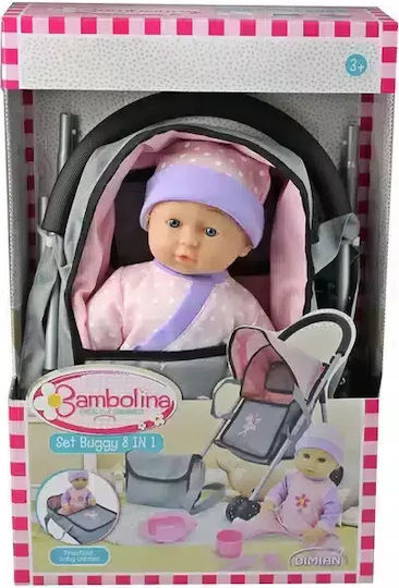 Just Toys Bambolina Baby Doll Set Amore For 3+ Years 29 cm