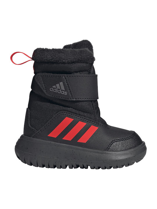 Winterplay I Kinder-Schneestiefeletten mit Klettverschluss Schwarz