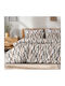 Beauty Home Комплект Плик за Завивка Памучен Кинг Сайз с 2 Калъфки 230x250 Pinot Art 12632 Beige, Green