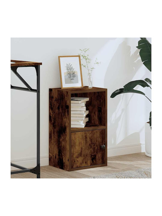 vidaXL Bookcase Smoky Oak Brown 31x24x52cm