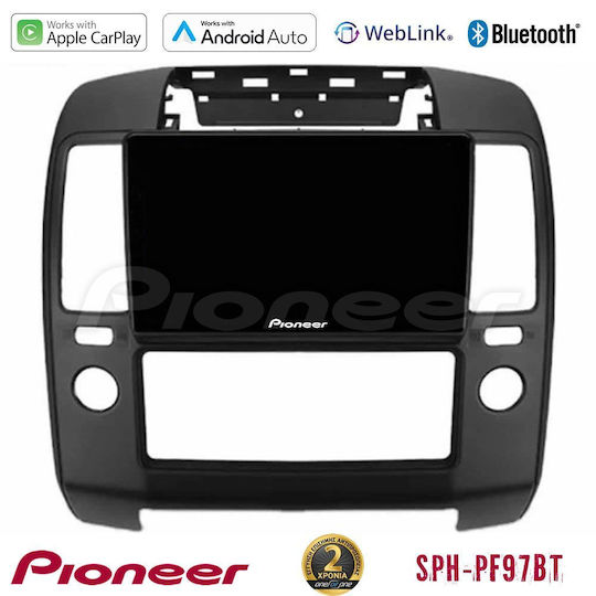 Pioneer Car Audio System for Nissan Navara / Pathfinder 2006-2011 with A/C (Bluetooth/USB/WiFi/GPS/Apple-Carplay/Android-Auto) with Touch Screen 9"