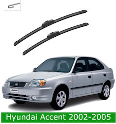 Σετ Υαλοκαθαριστήρες Εμπρός Hyundai Accent 2002-2005 530mm 450mm Bosch Aerotwin 3398000084 21" & 18" 2 Τεμάχια Σετ Υαλοκαθαριστήρες Εμπρός Hyundai Accent 2002-2005 530mm 450mm Bosch Aerotwin 3398000084 21" & 18" 2 Τεμάχια
