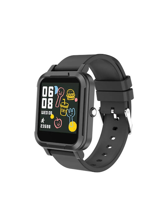 Kids Smartwatch with Silicone Strap Black