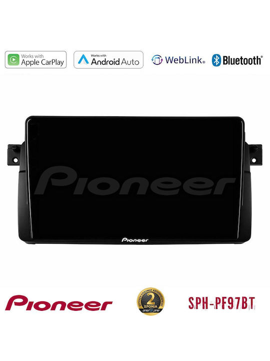 Pioneer Car Audio System for BMW E46 1998-2005 (Bluetooth/USB/WiFi/GPS/Apple-Carplay/Android-Auto) with Touch Screen 9"