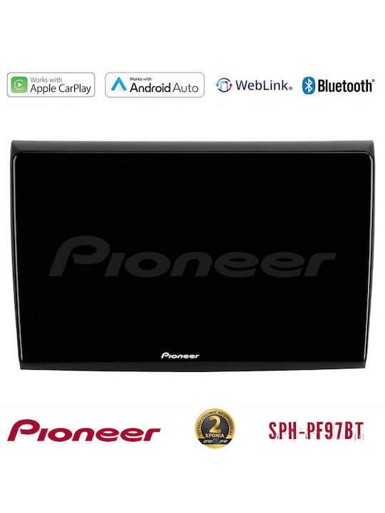 Pioneer Sistem Audio Auto pentru Fiat Felicitări 2007-2015 (Bluetooth/USB/WiFi/GPS/Apple-Carplay/Android-Auto) cu Ecran Tactil 9"