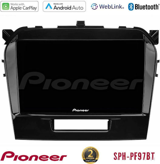 Pioneer Car Audio System for Suzuki Vitara 2015-2021 (Bluetooth/USB/WiFi/GPS/Apple-Carplay/Android-Auto) with Touch Screen 9"