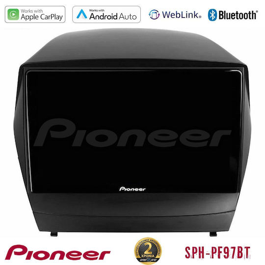Pioneer Ηχοσύστημα Αυτοκινήτου για Hyundai iX35 2010-2013 με A/C (Bluetooth/USB/WiFi/GPS/Apple-Carplay/Android-Auto) με Οθόνη Αφής 9"