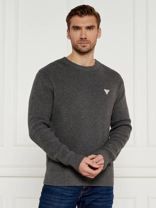 Guess Πουλόβερ Μακρυμάνικο Grey