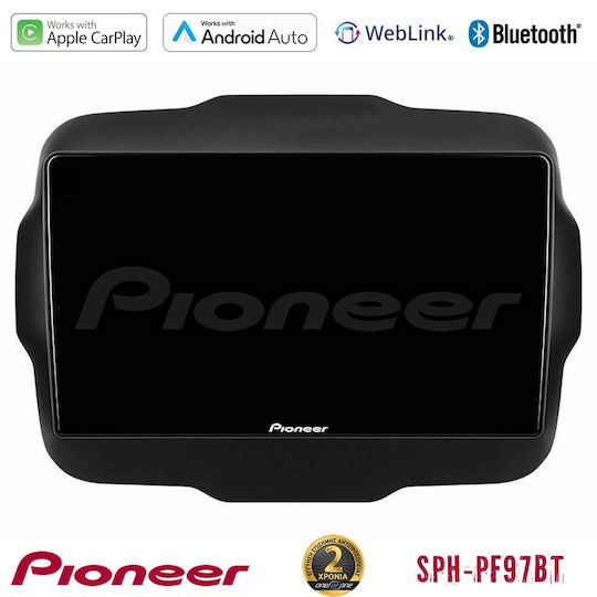 Pioneer Ηχοσύστημα Αυτοκινήτου για Jeep Renegade 2015-2019 (Bluetooth/USB/WiFi/GPS/Apple-Carplay/Android-Auto) με Οθόνη Αφής 9"