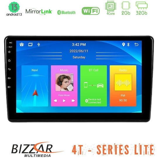 Bizzar Sistem Audio Auto pentru Alfa Romeo Brera / Păianjen 2004-2011 (Bluetooth/USB/WiFi/GPS/Apple-Carplay/Android-Auto) cu Ecran Tactil 9"
