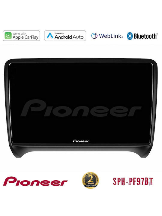 Pioneer Auto-Audiosystem für Audi E-Commerce-Website 2006-2013 (Bluetooth/USB/WiFi/GPS/Apple-Carplay/Android-Auto) mit Touchscreen 9"