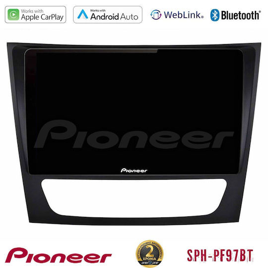 Pioneer Car Audio System for Mercedes-Benz E Class / CLS Class 2003-2009 (Bluetooth/USB/WiFi/GPS/Apple-Carplay/Android-Auto) with Touch Screen 9"