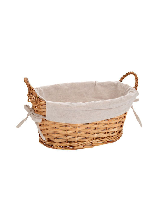 Decorative Basket Fabric 34x23x15cm Iliadis