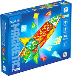 Geomag Μαγνητικό Παιχνίδι Κατασκευών Magnetic Tiles Rocket για Παιδιά 3+ Ετών 401054
