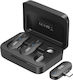 XO MKF09A Drahtlos Mikrofon Πέτου, Clip On für Handy