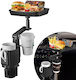 Car Cup Holder Extension with Detachable Food Tray