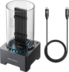 LC Power LC DOCK U3 4B Docking Cloning Station 4x HDD SSD 3.5 2.5 USB 3