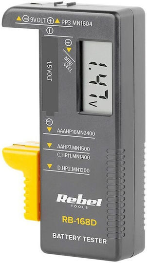 Tester de baterii 9V pentru baterii cu celule buton Aaa Aa C D Dimensiuni 110 X 60 X 25 Mm