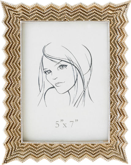Zen Collection Κορνίζα Πλαστική με Εκρού Πλαίσιο 13x18