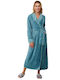 Promise Winter Women's Robe Light Blue