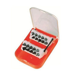 Sma De 101551 Set Cutie Plastic 20 Bucăți Crom Vanadiu