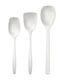 Rosti Spoon Set Stainless White 3pcs