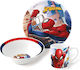 Disney Σετ Φαγητού Spiderman Gift Set Κεραμικό Πολύχρωμο 3τμχ