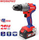 WorkPro WP390008 Akkuschrauber Batteriebetrieb Brushless 20V 2x4Ah