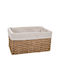 Decorative Basket Wicker 30x20x15cm Iliadis