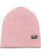 Beanie Beanie with Rib Knit in Pink color