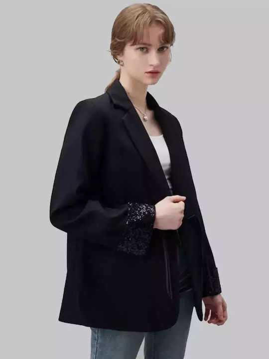 Mezzo Mezzo Damen Blazer Black