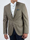 Jeff Men's Suit Jacket Regular Fit Brown