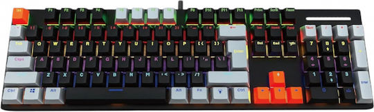 Weibo WB-680 Gaming Πληκτρολόγιο με RGB φωτισμό (Αγγλικό US) Πολύχρωμο