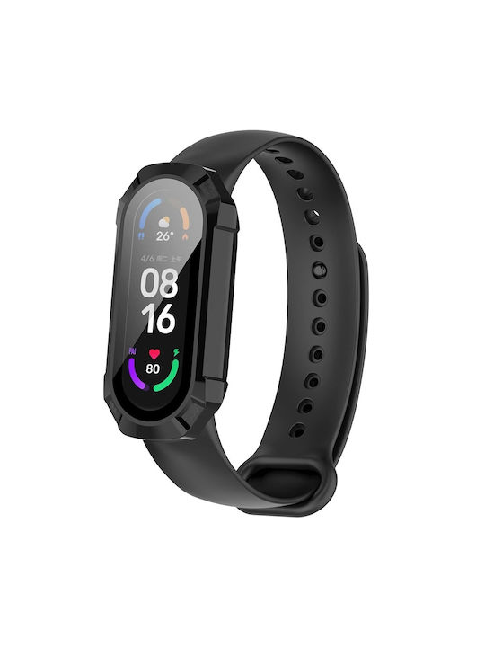 Techsuit Defense360 Pro Πλαστική Θήκη με Τζαμάκι σε Μαύρο χρώμα για Xiaomi Mi Band 4, 5, 5 NFC, 6, 6 NFC Techsuit Defense360 Pro Πλαστική Θήκη με Τζαμάκι σε Μαύρο χρώμα για Xiaomi Mi Band 4, 5, 5 NFC, 6, 6 NFC