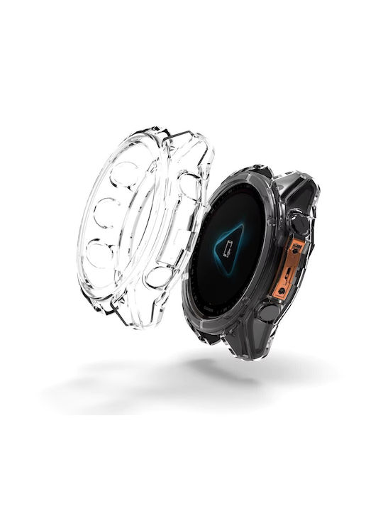 Силиконов Калъф в Прозрачен цвят за Garmin Fenix 8 47мм