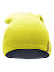 Beanie Unisex Reversibil Căciulă Tricotat în culoarea Galben