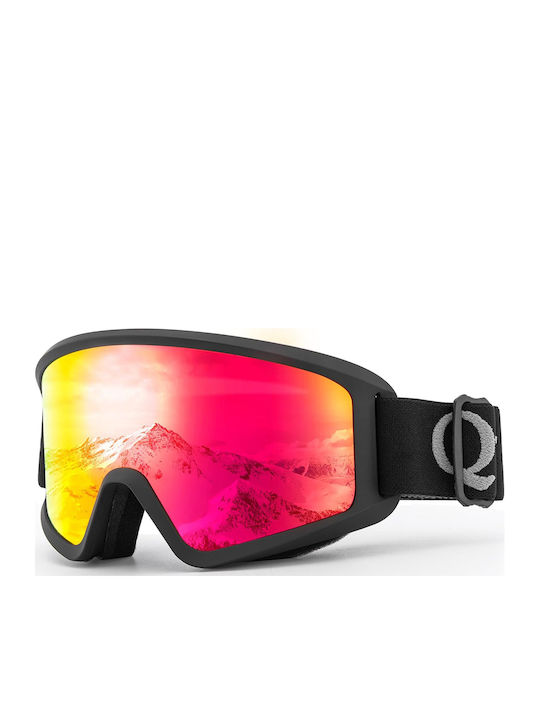Qunature Ski & Snowboard Goggles Kids White wit...