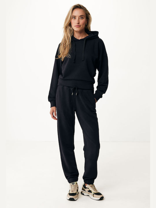 Mexx Суитшърт Black с качулка