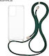 Sonique Armor Clear Silicone Case with Cord for...