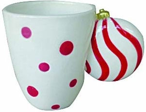 JK Home Decoration Weihnachtliche Becher Rot Weihnachtlich Becher Rot L14xB10.5xD9cm.