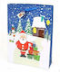 Large Christmas Bag for Gift Multicolored 3x3cm.