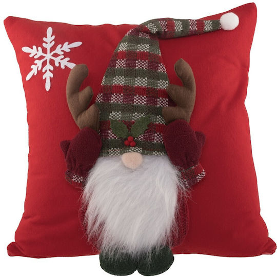 Teoran Weihnachtsdekorativer Kissenbezug Quadratisch 45x45cm