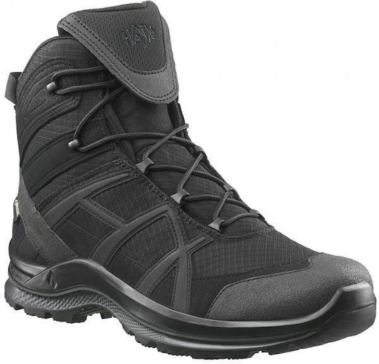 Haix Στρατιωτικά Άρβυλα Eagle Athletic 2.1 Gtx Mid Gore-Tex in Schwarz Farbe