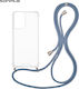 Sonique Armor Clear Silicone Case with Cord for...