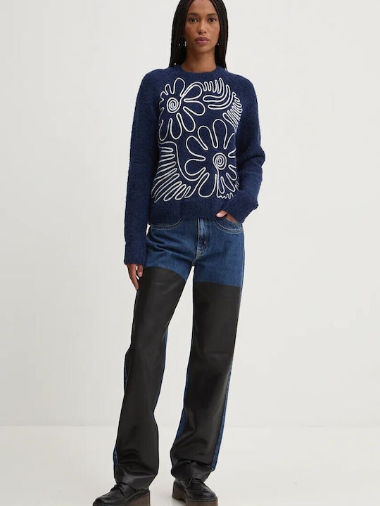 Desigual Damen Pullover Blue