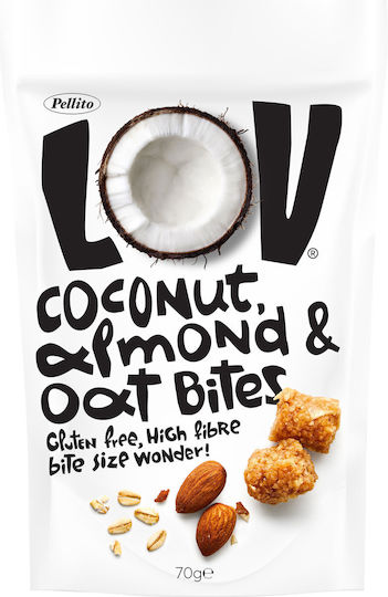 Μούσλι Mix Δημητριακών Lov Oat Bites-coconut-almond 70gr