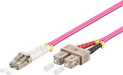 Goobay 95944 Optical Fiber SC-UPC 2m Purple