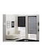 Tpster Jaluzele Rulou Semi-Blackout Negru L60xÎ180buc 36969