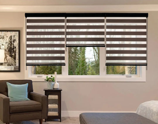 Tpster Roller Blinds Partial Blackout W120xH180cm 36960 Brown