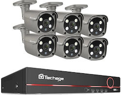 Techage Surveillance System Cameras IP 5MP